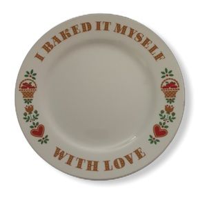 Avon 1982 I Baked It Myself With Love Plate